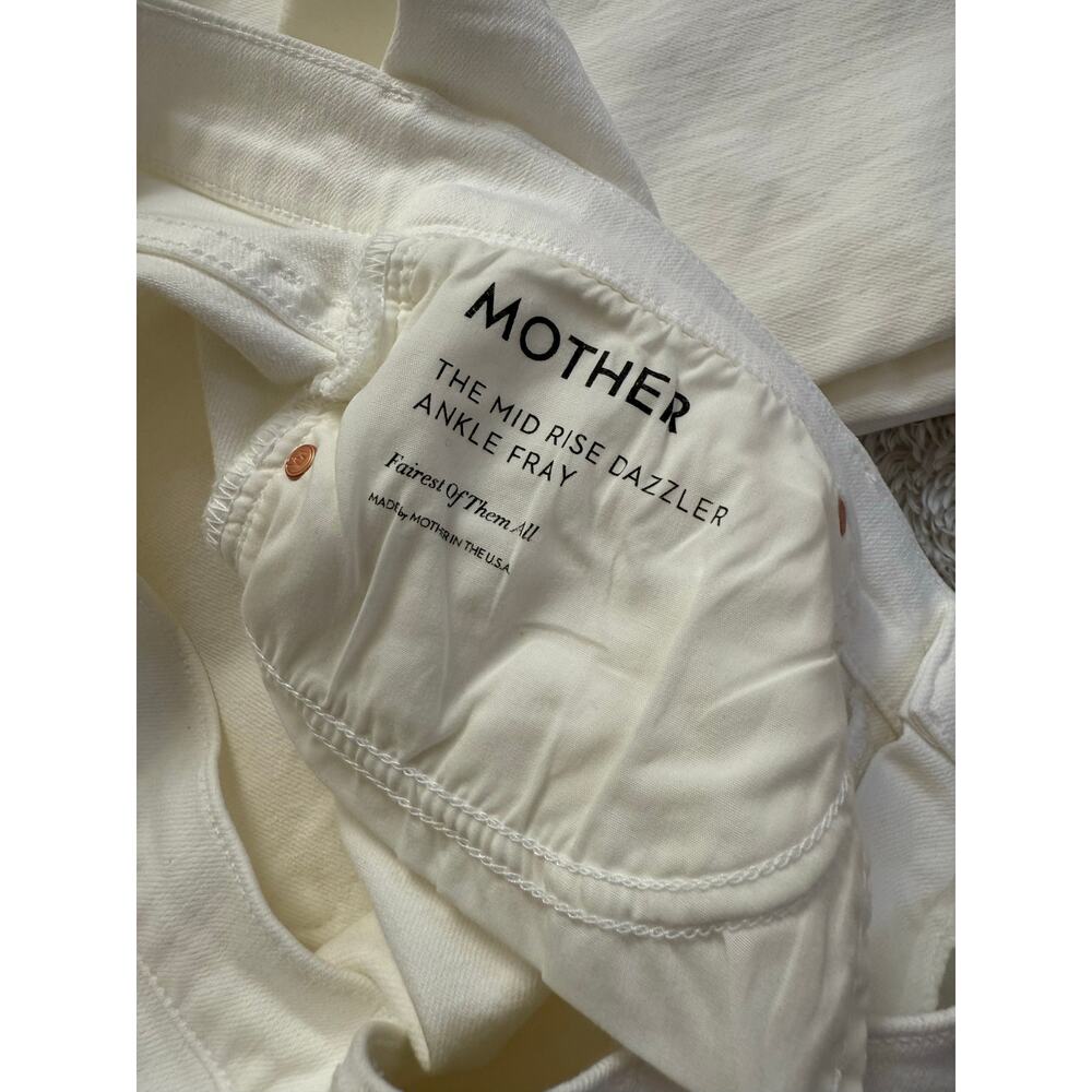 Mother Jeans Women's 33 The Midrise Dazzler Ankle Fray in Fairest of Them All - Picture 4 of 8